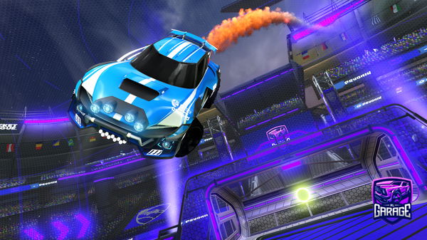 A Rocket League car design from MG3HR3S
