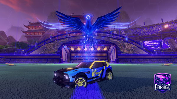 A Rocket League car design from FDFluu