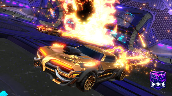 A Rocket League car design from aronitas
