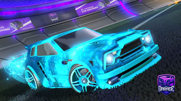 A Rocket League car design from iiLuxify