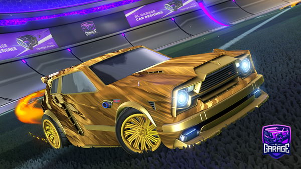 A Rocket League car design from Tensory