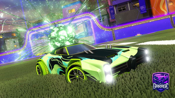 A Rocket League car design from JP-yt