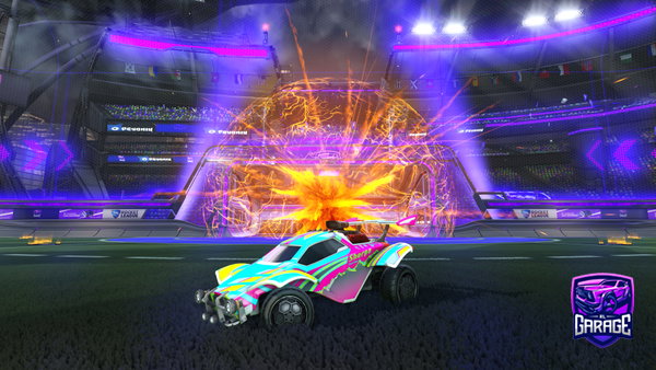 A Rocket League car design from Cap0bara
