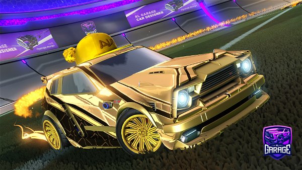 A Rocket League car design from ArinKING