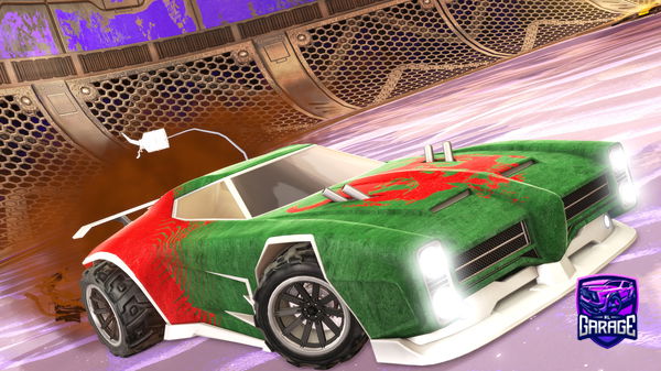 A Rocket League car design from wateryoudoing