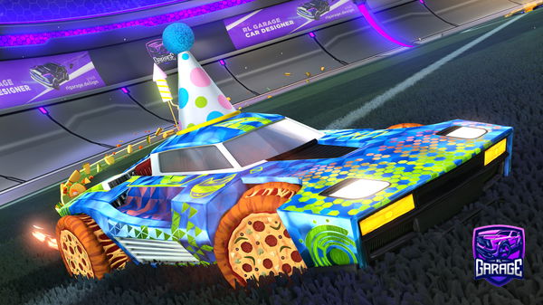 A Rocket League car design from Elr0nd
