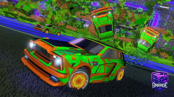 A Rocket League car design from qtJ0SH