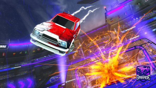 A Rocket League car design from Fan-134