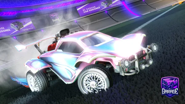 A Rocket League car design from SynthoWave
