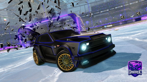 A Rocket League car design from DREX_TRICOLOR