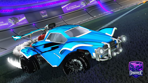 A Rocket League car design from Prehistoric