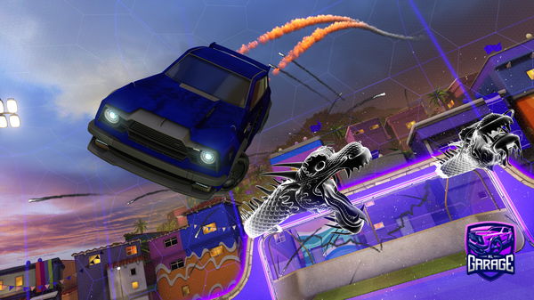 A Rocket League car design from zkyishot