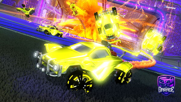 A Rocket League car design from Chrysxthi