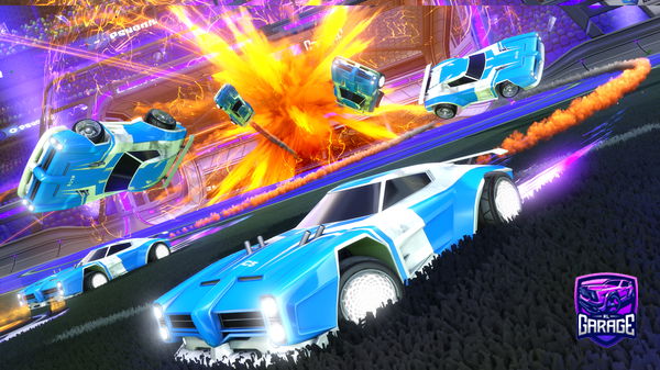 A Rocket League car design from OliTheOne