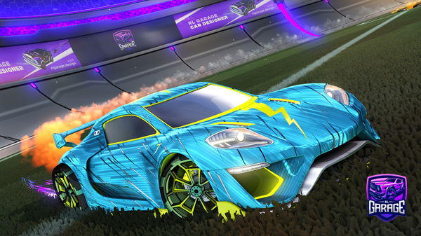 A Rocket League car design from BANANA165