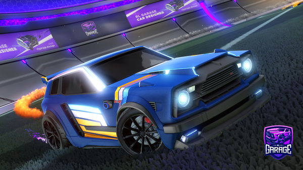 A Rocket League car design from Iyricstrap