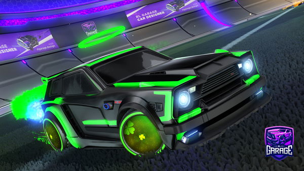 A Rocket League car design from LrnzWrld