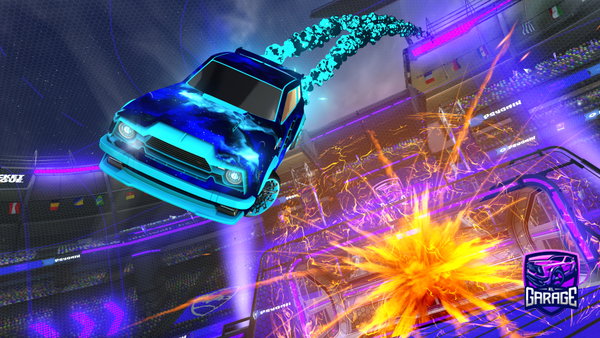 A Rocket League car design from Fajar