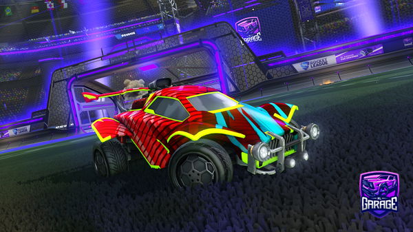 A Rocket League car design from BujiGuy