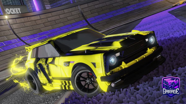 A Rocket League car design from litrdrr