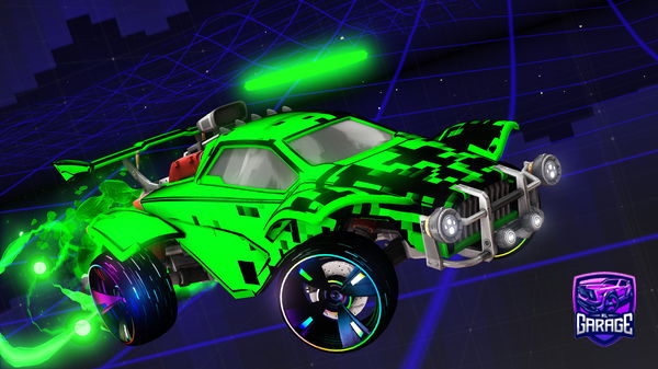 A Rocket League car design from jakari09