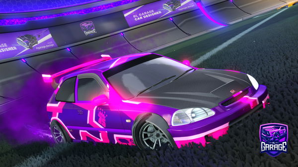 A Rocket League car design from Zole09