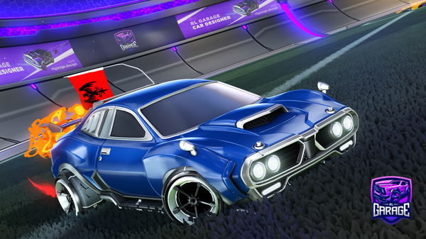 A Rocket League car design from WyvernXD