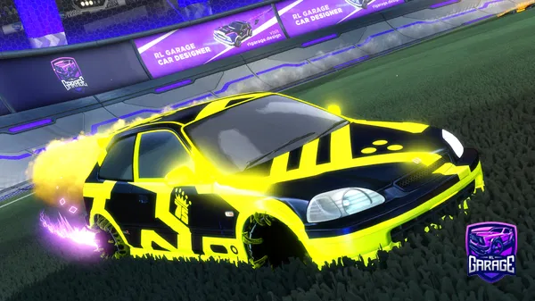 A Rocket League car design from firebird456