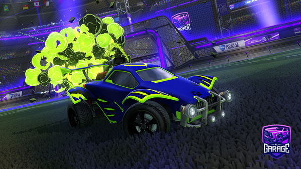 A Rocket League car design from FrxstyQc