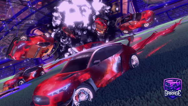 A Rocket League car design from Bobbyballs