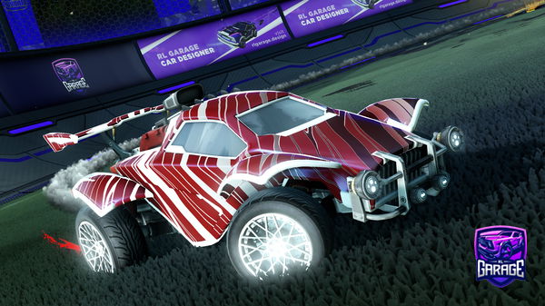 A Rocket League car design from mosasaurus13