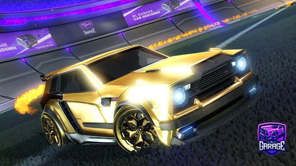A Rocket League car design from Boostes