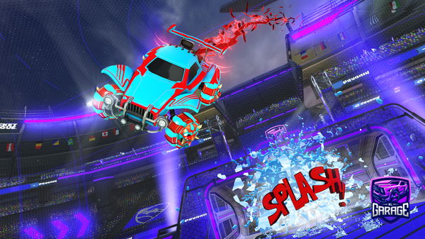 A Rocket League car design from shmacks