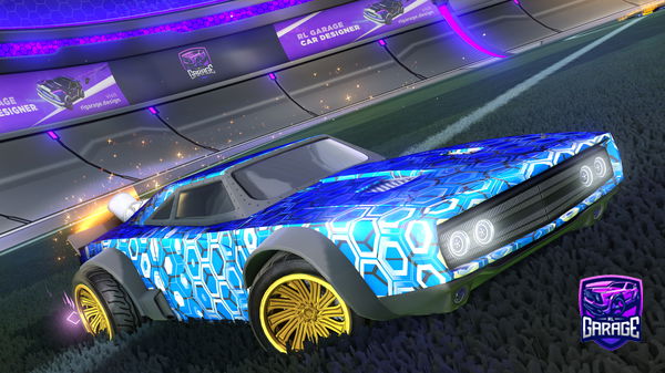 A Rocket League car design from Rocketeer777