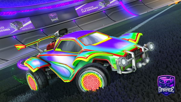 A Rocket League car design from dakyyy