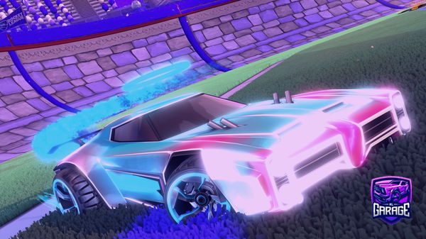 A Rocket League car design from cheesfood