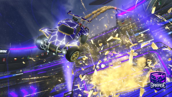 A Rocket League car design from SpacemanEv22