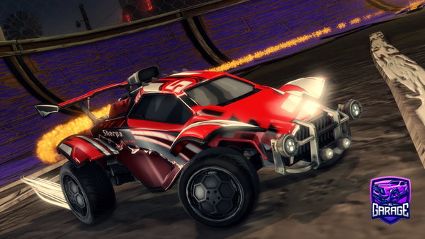 A Rocket League car design from Alphxzx