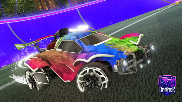 A Rocket League car design from Ripperatschool