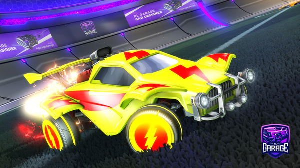 A Rocket League car design from Zxtos