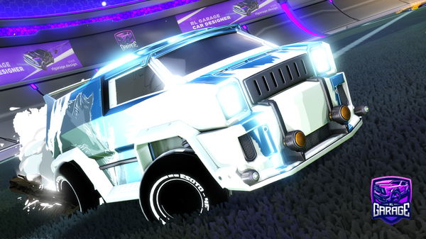 A Rocket League car design from BucketHead20833