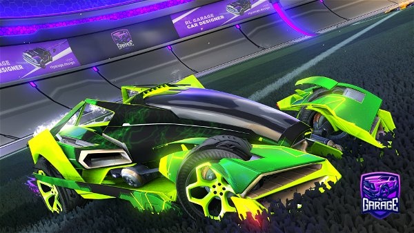 A Rocket League car design from Tubers0
