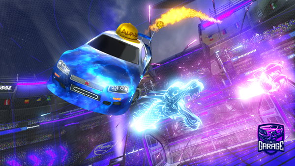 A Rocket League car design from Rhysy124