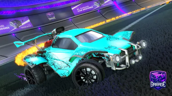 A Rocket League car design from uwurebox