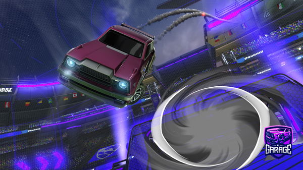 A Rocket League car design from statute