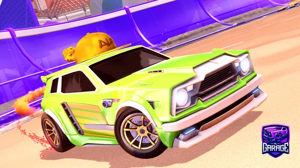 A Rocket League car design from Carro-45t