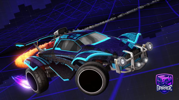 A Rocket League car design from SynthNoirz