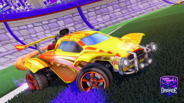A Rocket League car design from left_twix37