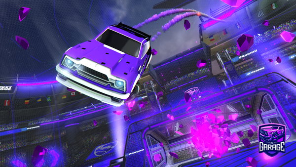 A Rocket League car design from Derecucho-