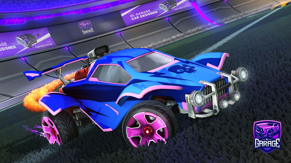 A Rocket League car design from Pawniward